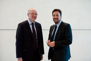 Mit dem Vorsitzenden des Parlamentskreises Mittelstand, Christian Freiherr von Stetten, MdB.